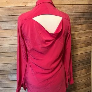 Silk Button Down Shirt